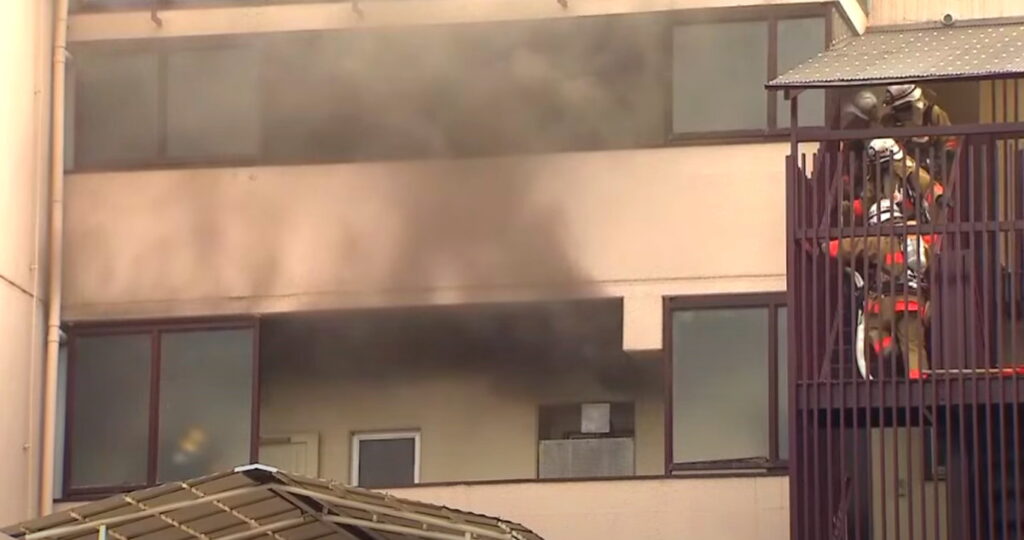 林家ペー パー子 自宅 火事 出典：ANNnewsCHより