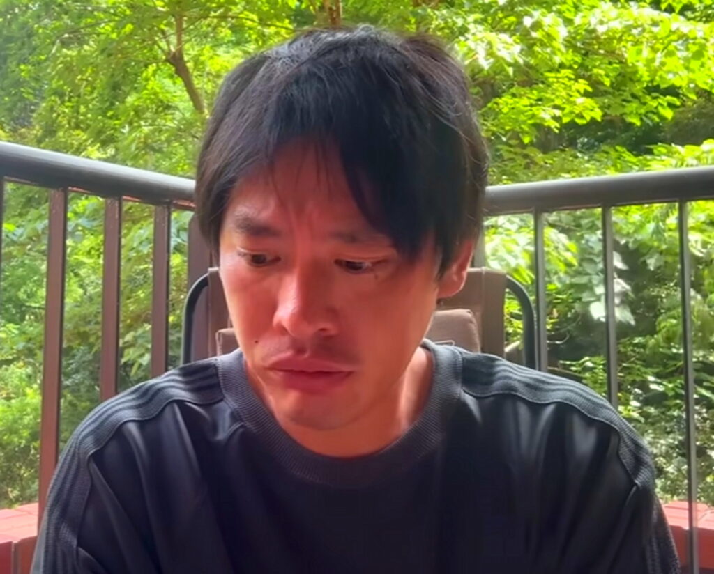 箕輪厚介 いけちゃん 不倫 謝罪 泣く 出典：YouTubeより
